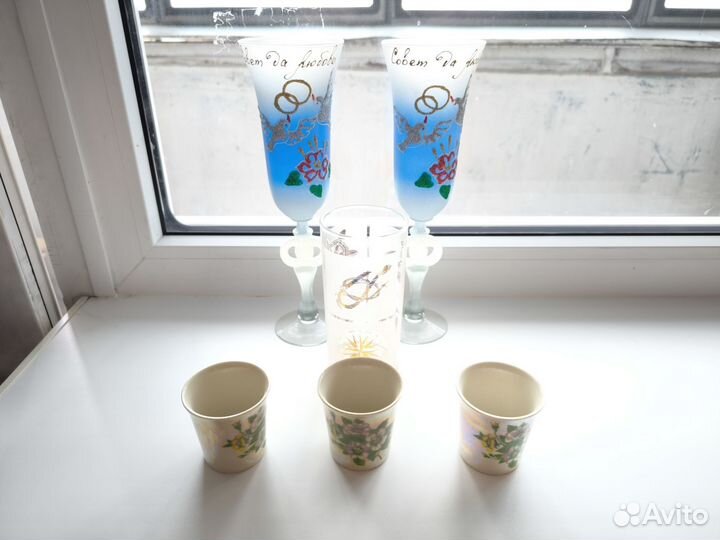 Стопки стаканы рюмки стекло