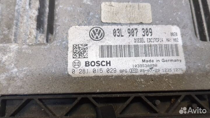 Блок управления двигателем Volkswagen Golf 6, 2009