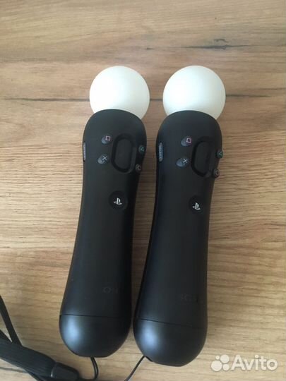 Комплект контроллеров Playstation move (2 шт.)