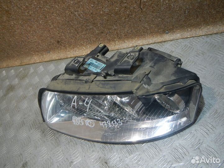 Фара левая, Audi (Ауди) -A4 (B6) (00-04)