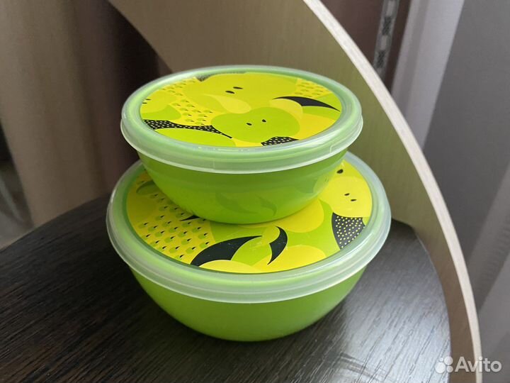 Контейнер пластиковый 2шт (набор)