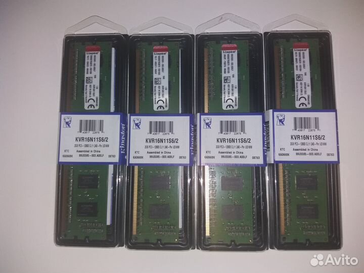 Оперативка Kingston (Новая) DDR3 2 гб