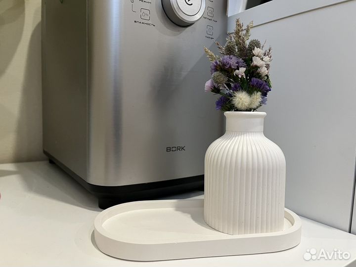 Ваза со стабилизированными букетиками