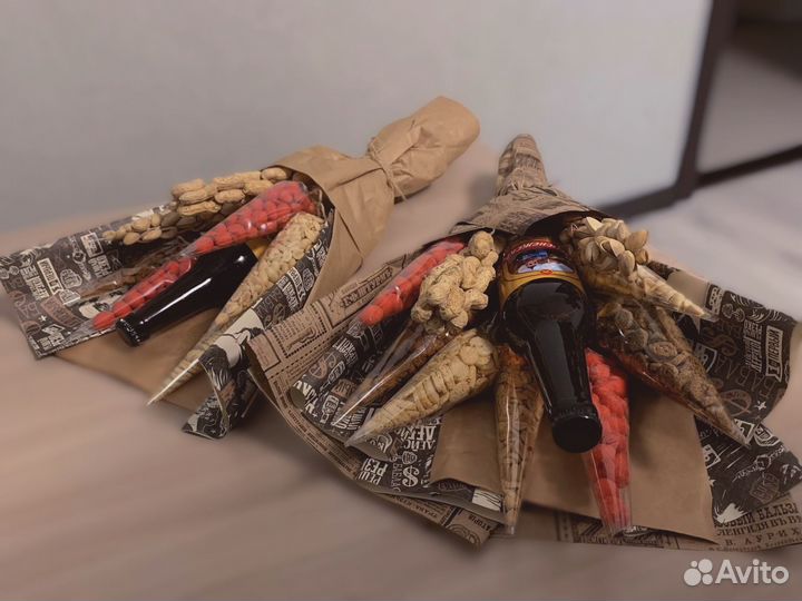 Мужские букеты съедобные