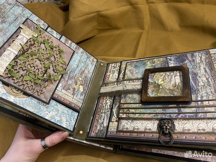 Фотоальбом ручной работы с поп ап на заказ