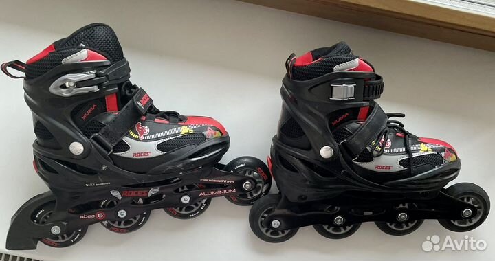 Роликовые коньки roces Yuma abec 5 размер 36-40
