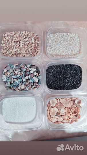 Кварцевая крошка, песок, камни