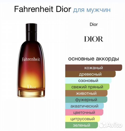 Dior Fahrenheit (Евро)