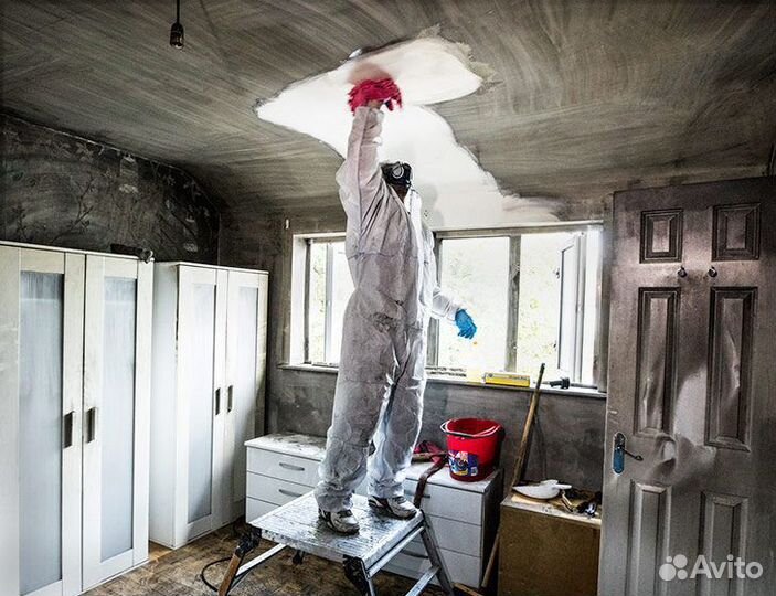 Уборка после смерти пожара потопа плесени запахов