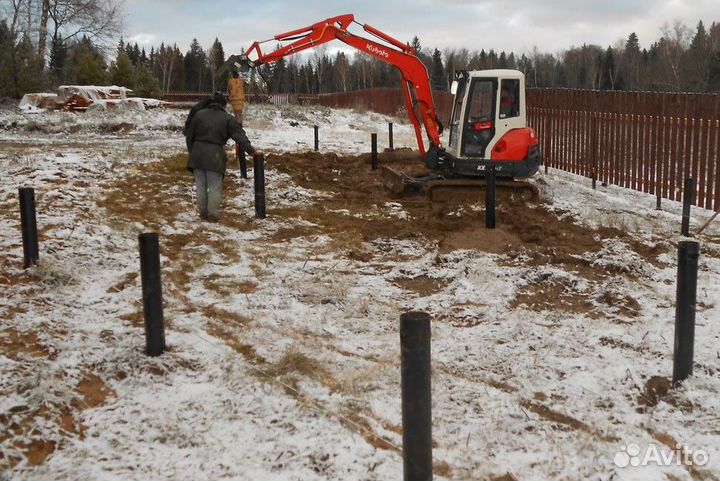 Винтовые сваи, свайный фундамент