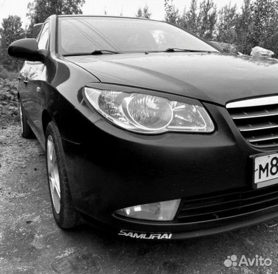 Реснички на фары Hyundai Elantra HD