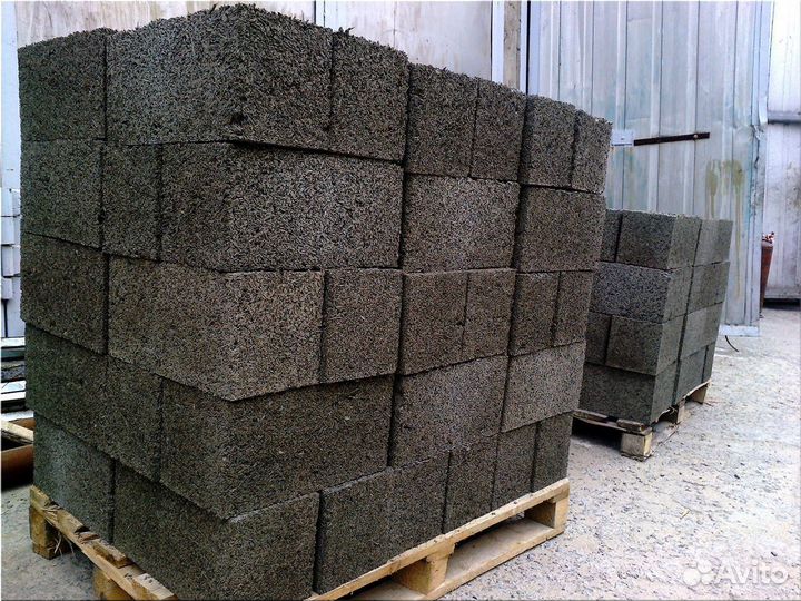 Арболитный блок