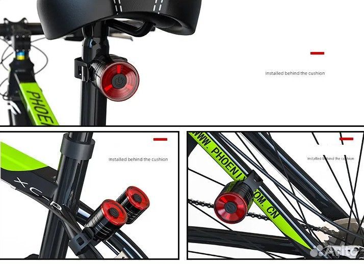 Новый Велосипедный задний фонарь