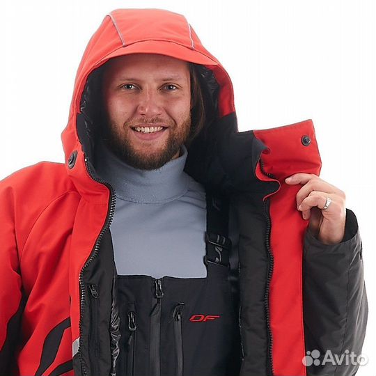 Плащ зимний DragonFly race coat Red