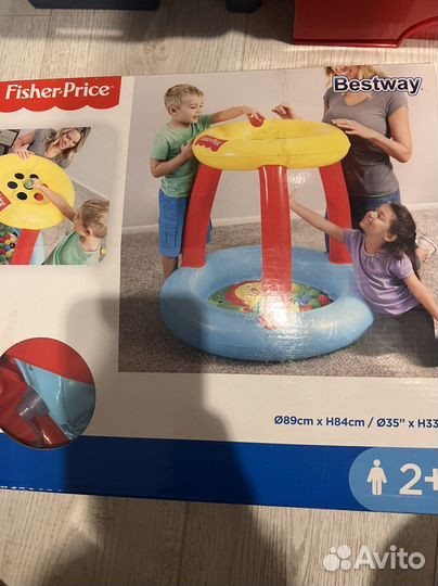 Надувной бассейн с шариками