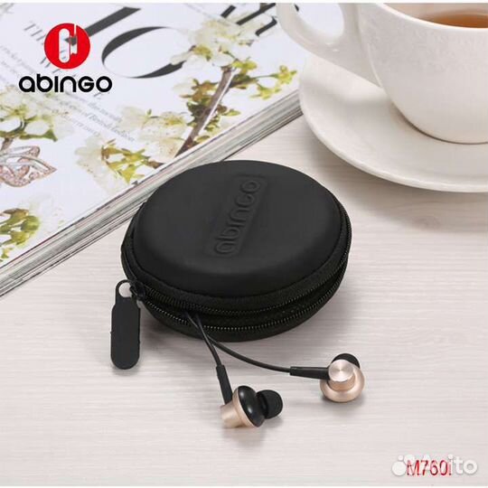 Проводные наушники Abingo M760i pink