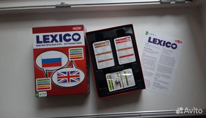 Настольная игра лингвистическая лексико Lexico