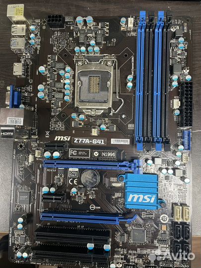 Материнская плата 1155 MSI Z77A-G41 rev3.1