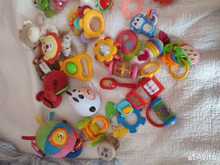 Игрушки погремушки пакетом