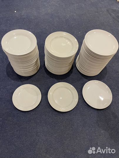 Тарелки IKEA белые