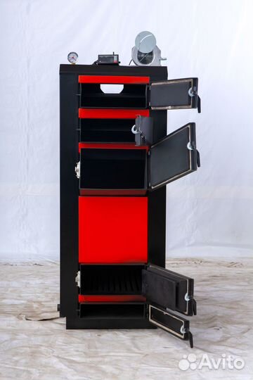 Твердотопливный котел длительного горения