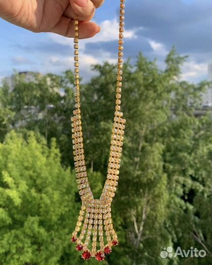 Винтажный гарнитур Яблонекс Чехословакия