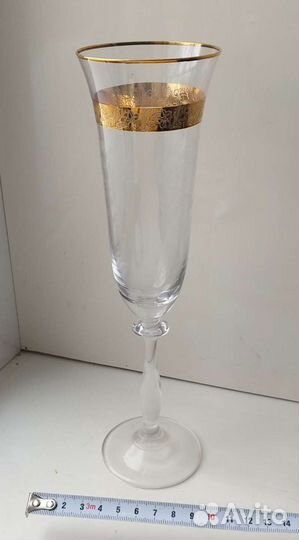 Фужер бокал для шампанского Хрусталь Богемия