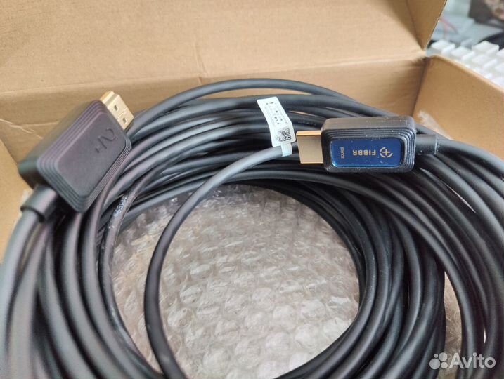 Кабель fibbr hdmi 2.1 10м 4K 120Hz HDR