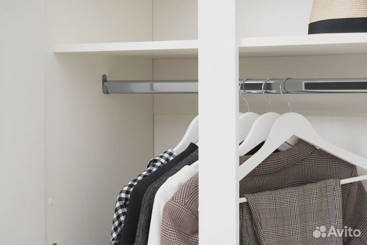 Хелен шк 02 Шкаф 3-х ств. с зеркалом Белый