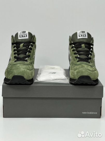 Ботинки New Balance 574 с мехом зимние