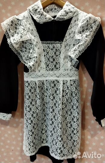 Белый школьный фартук 1-2кл