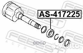 Подшипник приводного вала nissan Qashqai J10/X