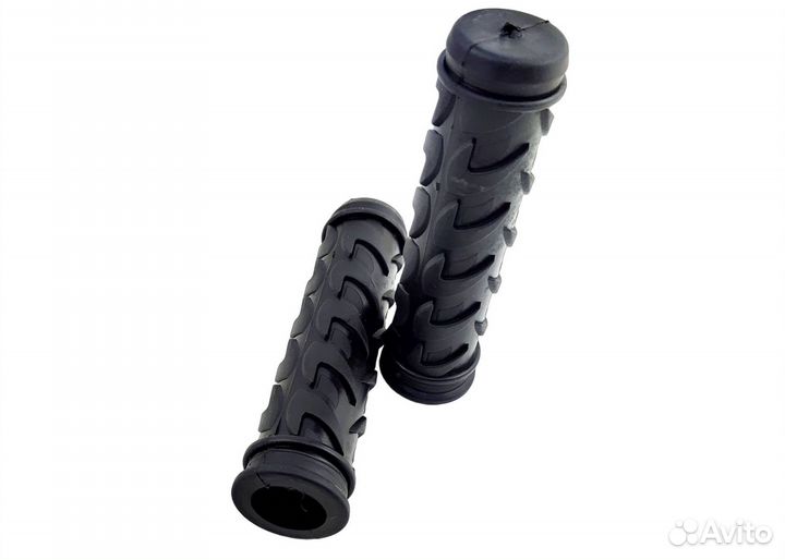 Ручки на руль велосипеда резиновые (черные)