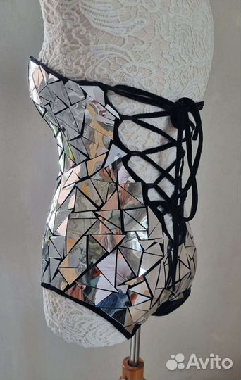 Боди зеркальный