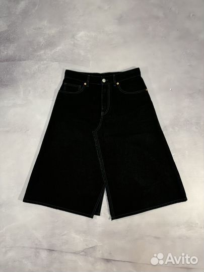 MM6 Maison Margiela Jean Skirt(Black/W30)