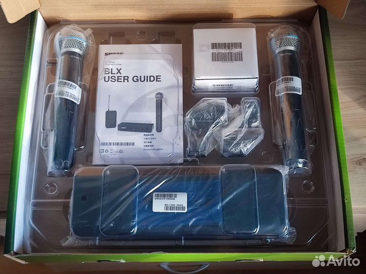Радиомикрофоны Shure Blx288/Beta58A новые коробка
