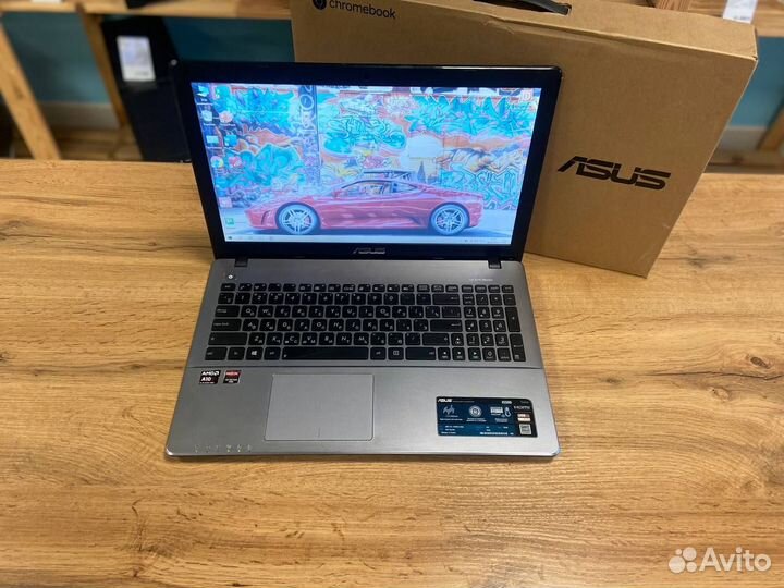 Ноутбук Asus AMD A10-5760M,HD8650G,SSD256, 4Gb озу