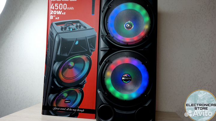 Колонка Спикер ZQS8210 Orange в Центре Города