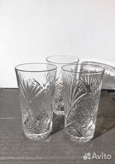 Хрустальные стаканы СССР 200мл
