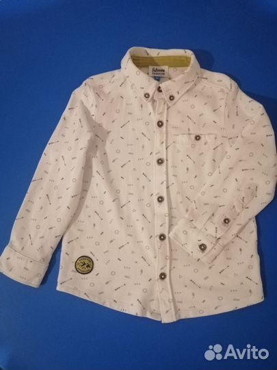 Рубашка белая для мальчика