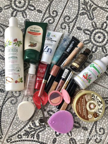 Набор б/у косметики (23 позиции) пакетом