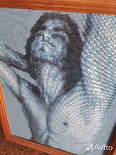 Парные картины вышитые крестом