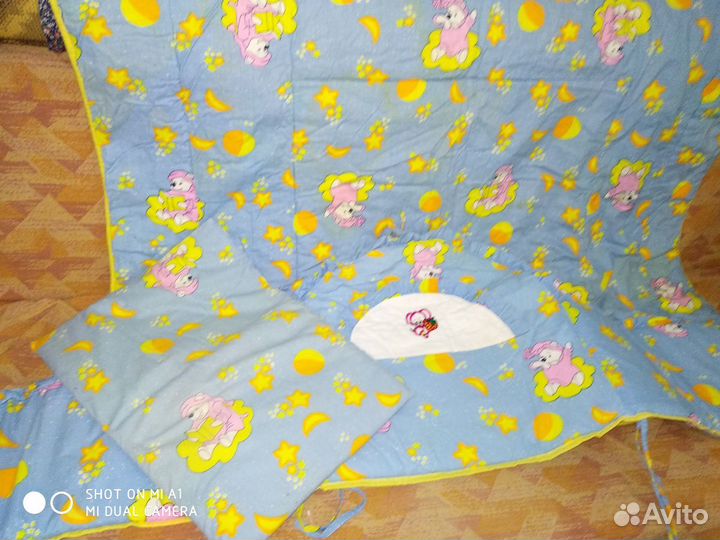 Балдахин, бортик, подушка, одеяло детские