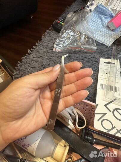 Пинцет для ресниц Le mat