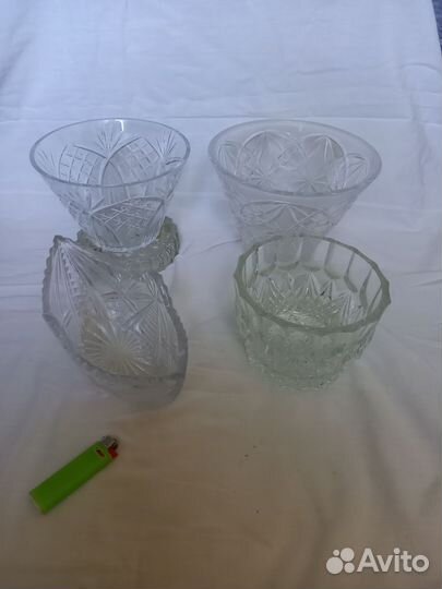 Хрусталь ваза конфетница