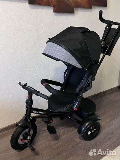 Велосипед коляска с ручкой