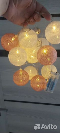 Fix Price Гирлянда шарики 