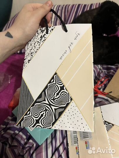 Подарочные пакеты 10 шт