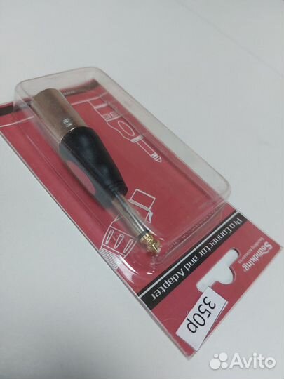 Переходник XLR штекер - 1/4'' моно штекер