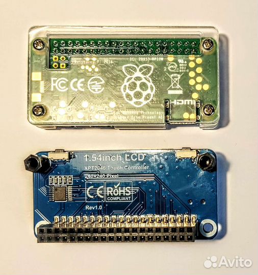 Paspberry Pi Zero W+1,54дюймов Game LCD,отлич.сост
